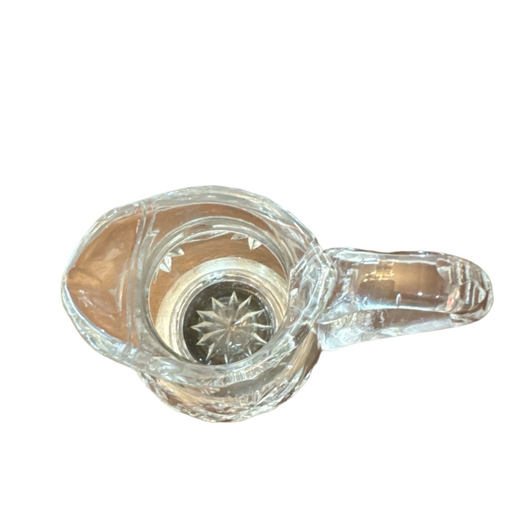 Crystal & Sterling Silver Small Jug Vintage - Picture 4 of 10